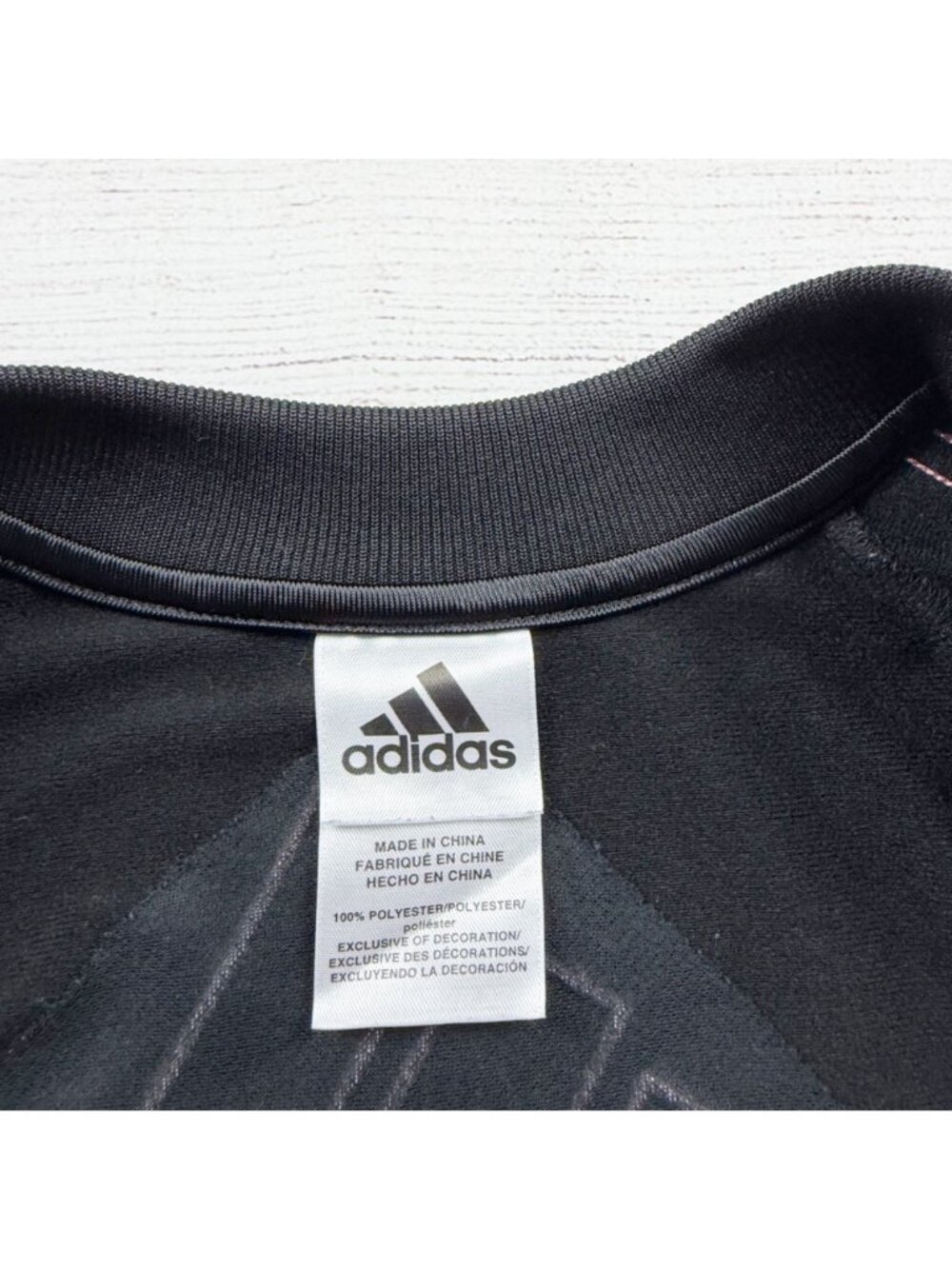 Adidas Girls Black Full Zip Track Jacket Pink Stripes Logo 6 - Picture 3 of 4